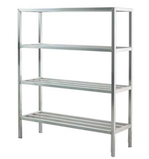 Welded Tubular Mobile Shelf