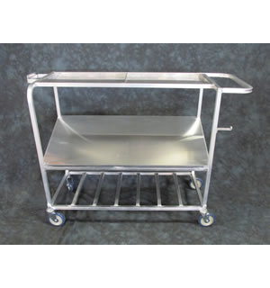 Aluminum Rotisserie Chicken Load Cart