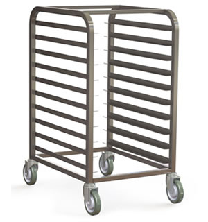 Half Size Stainless Steel Pan Rack